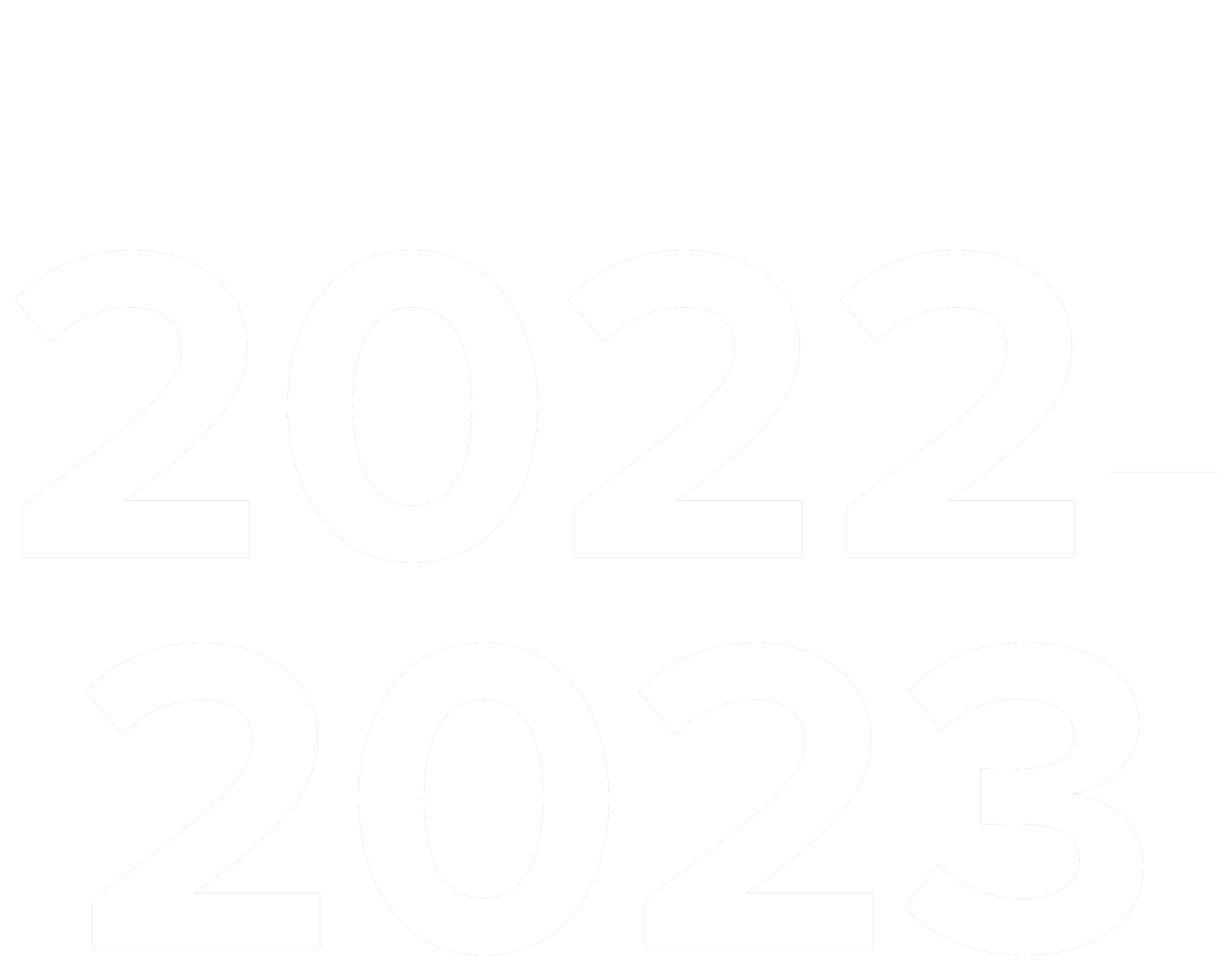 2022-2023 in white text